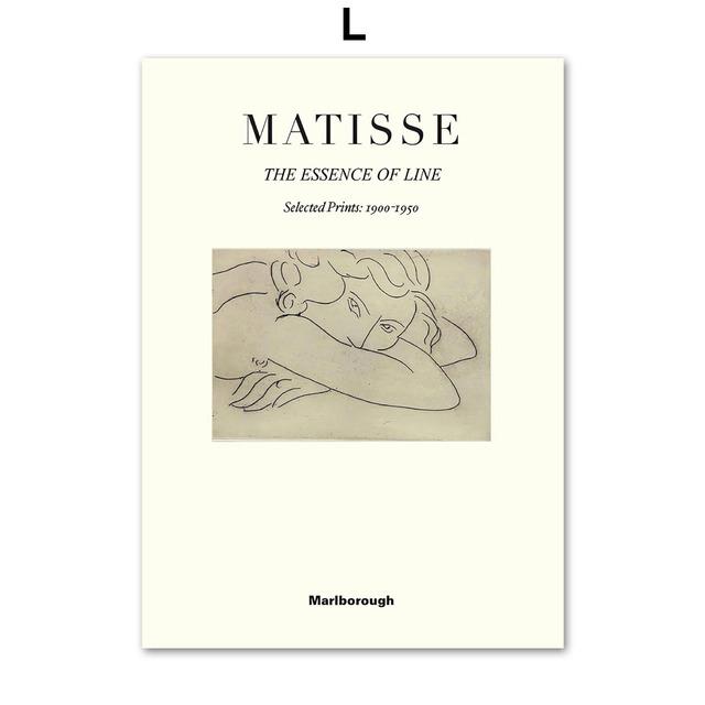 Matisse Colorful Coral Shapes Wall Art Canvas Painting Nordic Posters And Prints Abstract Wall Pictures For Living Room Decor