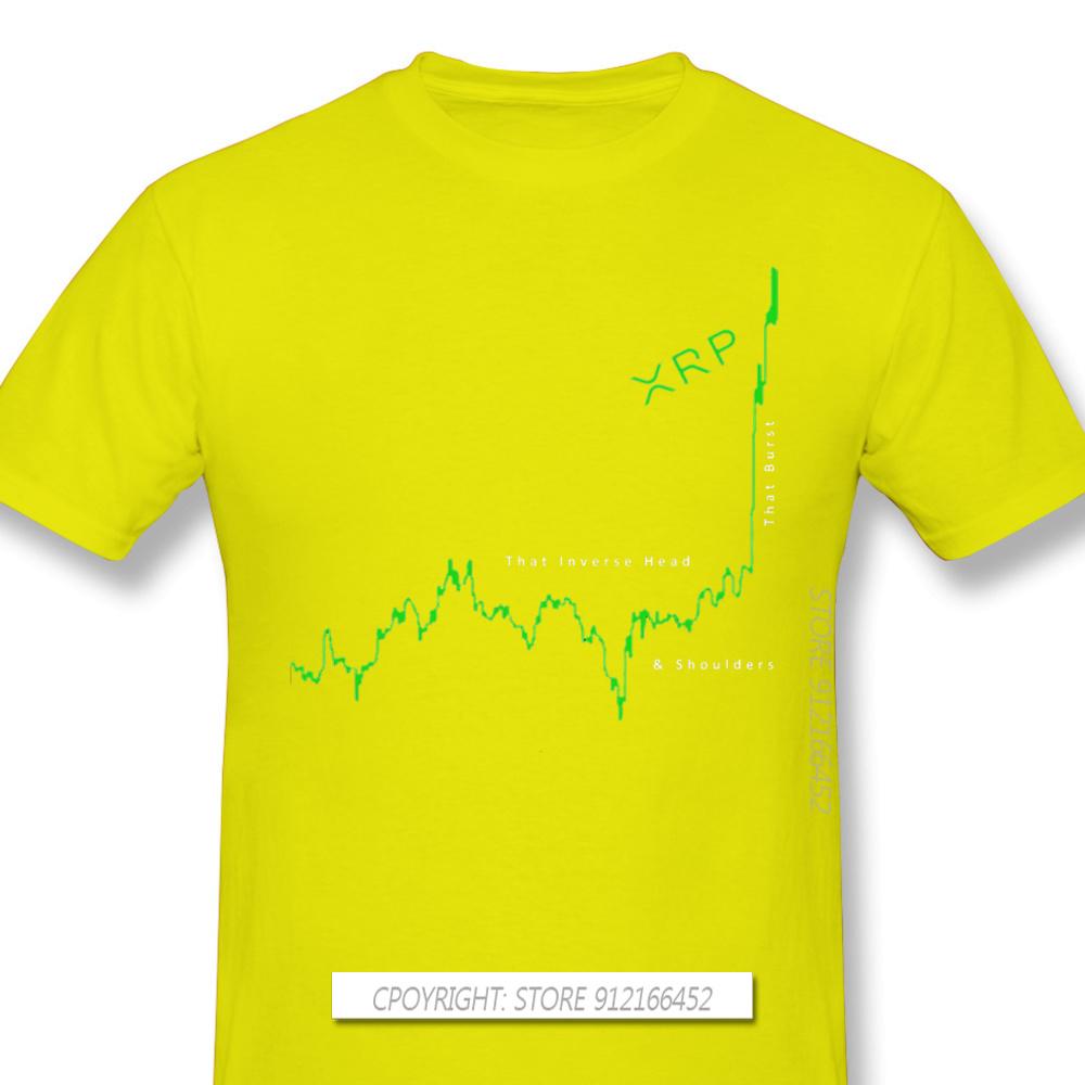 Herren XRP Ripple Coin Kryptowährung Schwarze T-Shirts Inverse H&S Edition T-Shirt Reine Baumwolle T-Shirt Harajuku Shirt Für Erwachsene