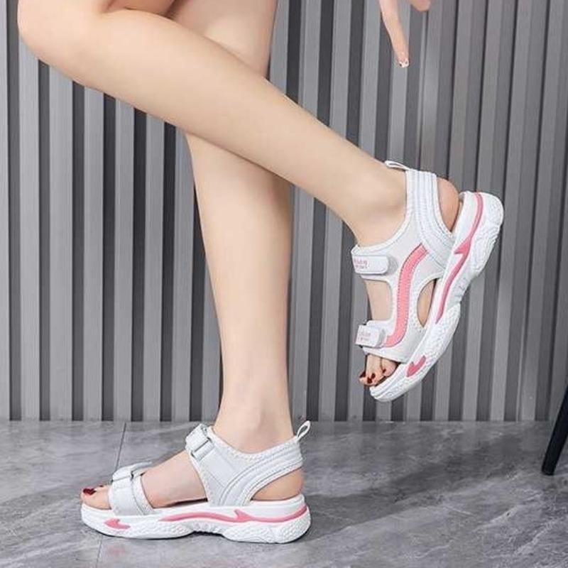 Fashion Woman Shoes Outdoor Platform Leather Sandals for Women Beach Daily Vip Chic and Elegant Wholesale Comfortable Summer 2024 H Shoe