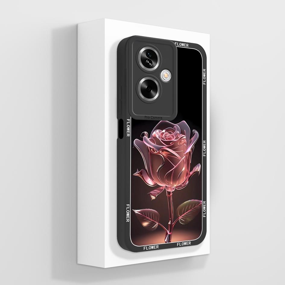 For OPPO A79 A77 A77s A78 A83 A91 A92 A93 A93s A94 A95 A96 4G 5G Phone Cases Lovely Panda Kitten Pattern Liquid Silicone Anti Slip Shell For OPPO Capa