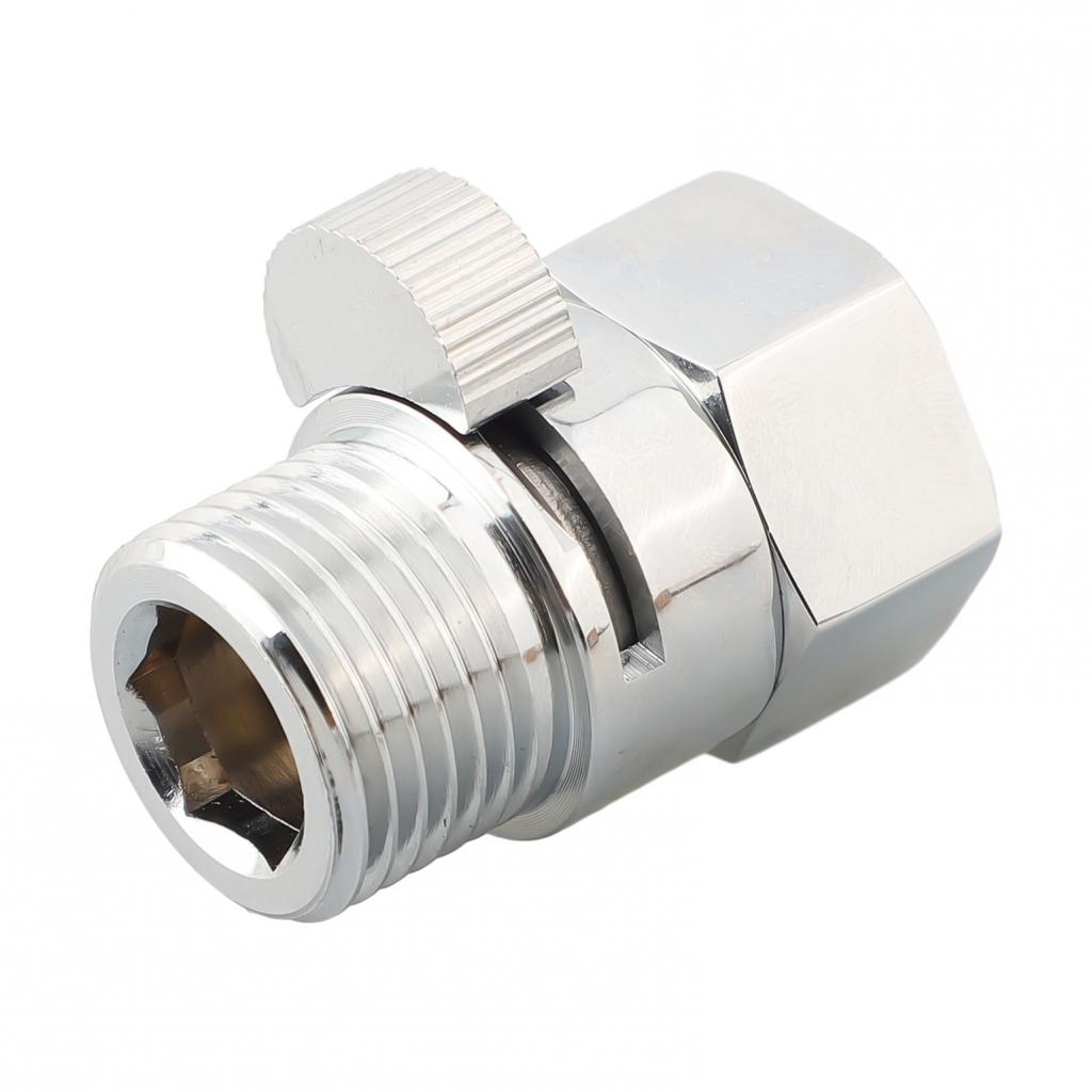 Shower On Off Valve Anti-Leak Design Chrome Finish