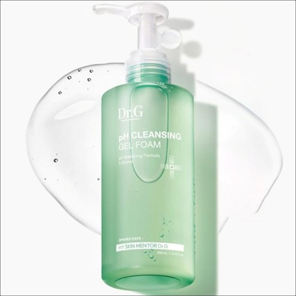 [Dr.G] pH Cleansing Gel Foam (200ml/300ml) - Low Irritation pH Balanced Cleanser, Sensitive Skin Safe, Barrier Strengthening, K-Beauty