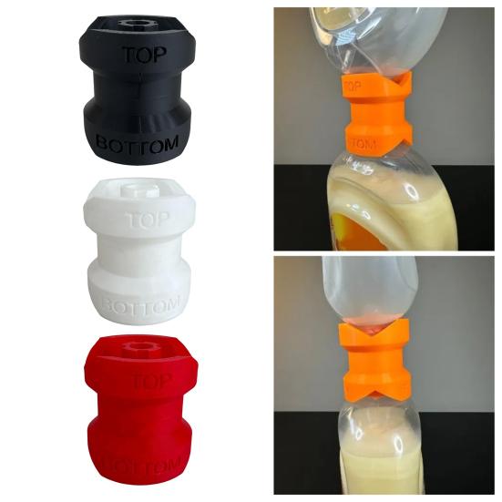 Yousheng Hand Soap Supplement Dispenser Refillable Liquid Hand Soap Adapter Bathroom Kitchen Plastic Transfer Tool