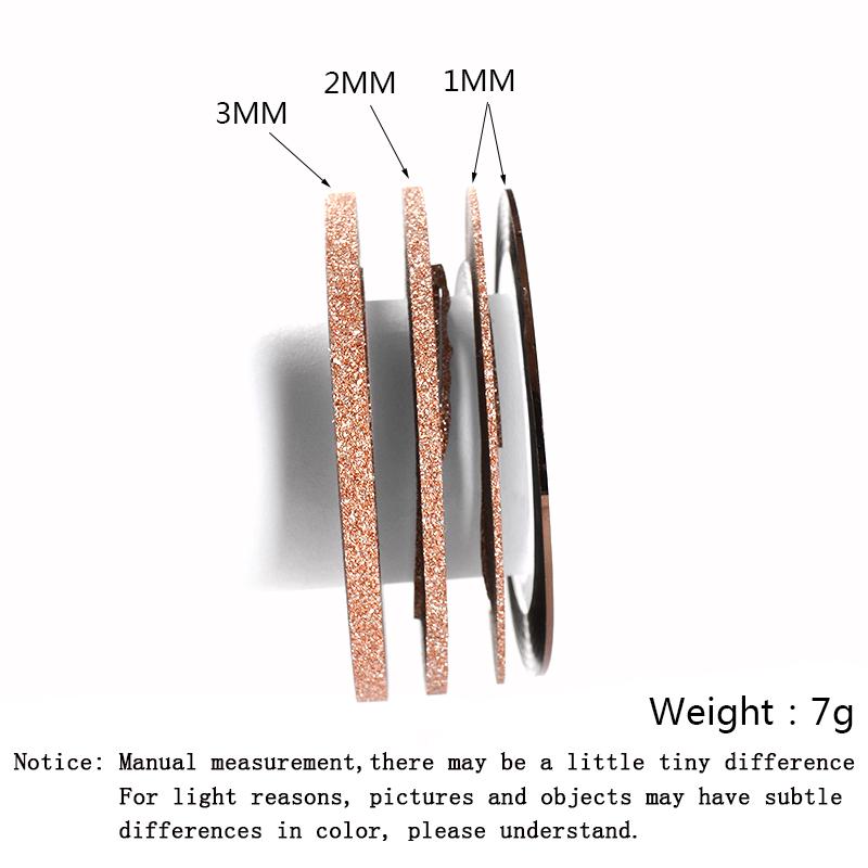 4 Styles Mixed Nail Art Stripe Striping Tape Line DIY Manicure Decoration Design Sticker Rolls