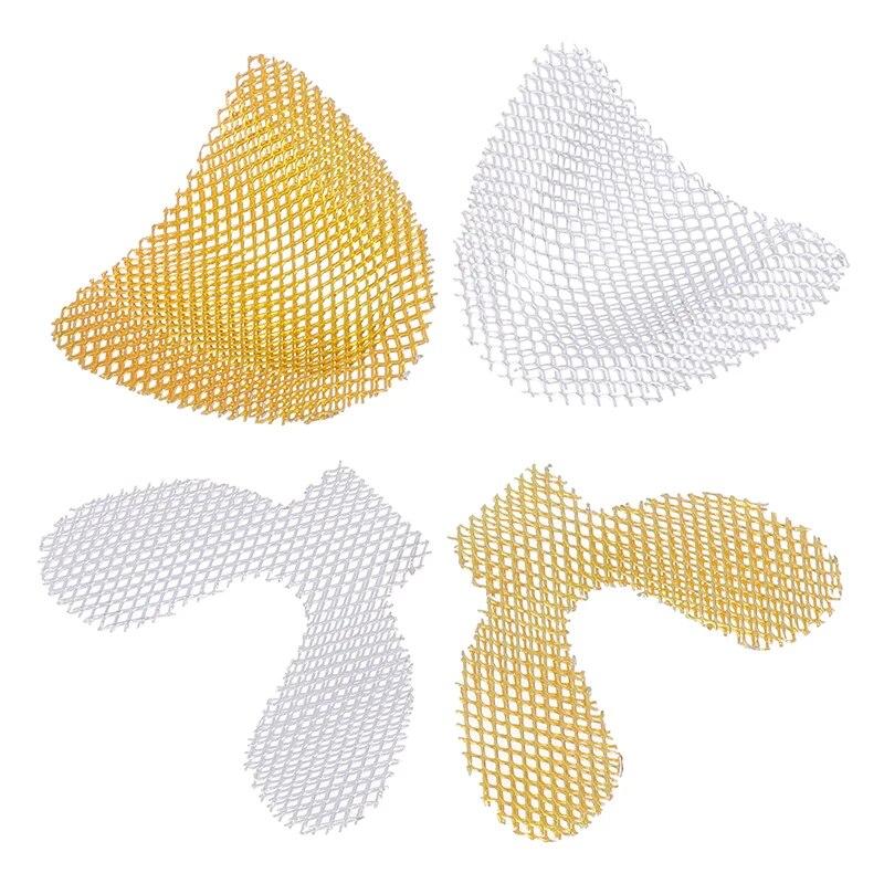 Orthdent 20vnt/maišelis Dantų atspaudų metalinis tinklelis stiprina viršutinius/apatinius dantis 2spalvų dantų protezų atspaudų rinkinio medžiagos