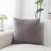Solid Color Plush Pillow Cover Teddy Velvet Thicke Pillowcase Ultra-Soft Modern Minimalist Sofa 40/45cm Cushion Cover Home Decor