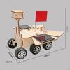 DIY Solar Powered Mars Rover Kit Educational Tool for Kids Woodworking Engineering Craft Birthday