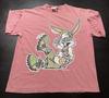 Vintage 1994 Looney Tunes Bugs Bunny T-Shirt, Pink, Size: Large