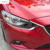 2 Pcs Chrome Accessories For Mazda 6 Atenza Sedan 2013 2014 2015 Front Head Light Lamp Eyelid Eyebrow Strip Decor Cover Kit Trim