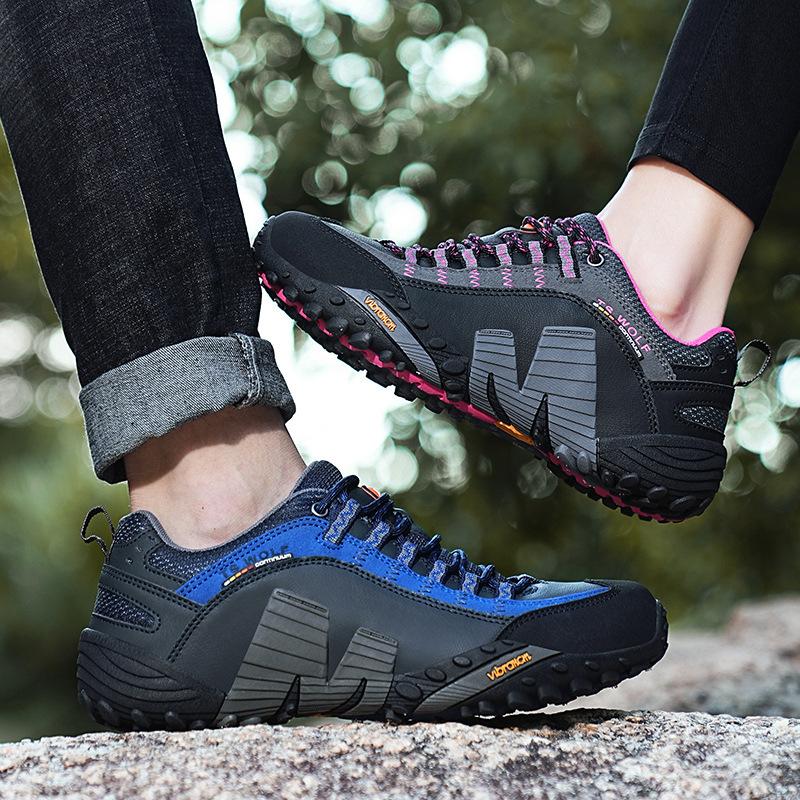 Wanderschuhe Herren- und Damen-Frühling und Herbst atmungsaktive Outdoor-Schuhe Paar-Freizeit-Bergsteigen Offroad-Sportschuhe