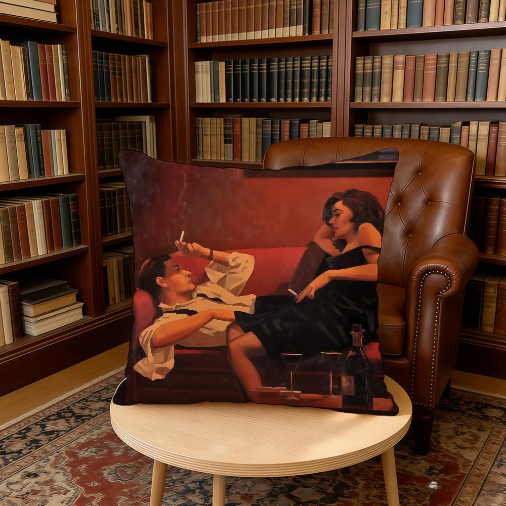 Scottish Artist JJack Vettriano Cushion Cover Home Office Birthday Anniversary Gifts Soft Skin Friendly Cushion Cover