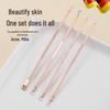 Rose Gold 4-Piece Acne & Blackhead Remover Set with Comedone Extractor
