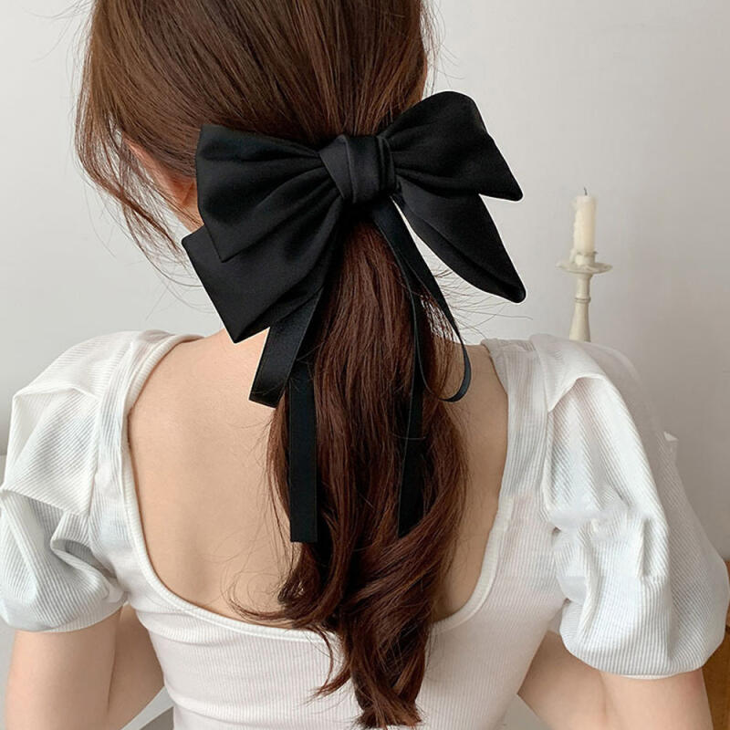 Ona Daily Satin Ribbon Hairpin Hairpin ivory