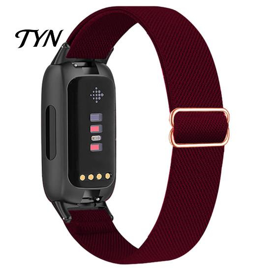 Cinturino per Orologio in Nylon Intrecciato, Elastico per Fitbit Inspire 3, Regolabile, Colorato, Traspirante, Sportivo, di Ricambio per Uomo Donna, Delicato sulla Pelle