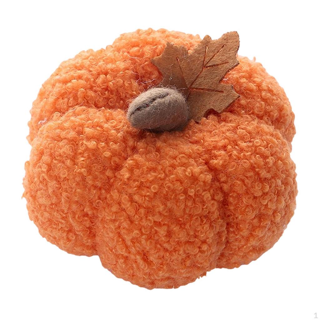 Artificial Pumpkin Realistic Table Centerpiece, Decorative Halloween Decor, Faux Fruit Display for