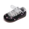 Girls' Korean Version of Casual Embroidery Flower Sports Shoes 2025 Spring and Autumn New Versatile German Training Shoes Non-slip White Shoes Tide