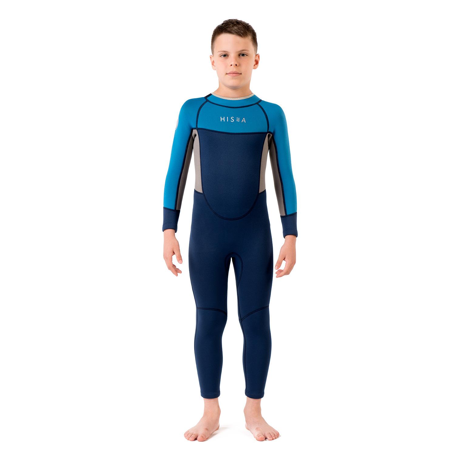 

Haisheng Manufacturer Children s Swimsuits One-piece Warm Diving Suits Middle Color Matching Jellyfish Cold Protection 8 yards