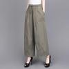 Spring Loose-Fit High Waist Wide Leg Pants for Petite Women