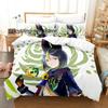 Kawaii Genshin Impact Tighnari Set da letto Singolo Piazza e Mezzo Matrimoniale Queen King Set da letto per camera da letto per adulti e bambini Set copripiumino