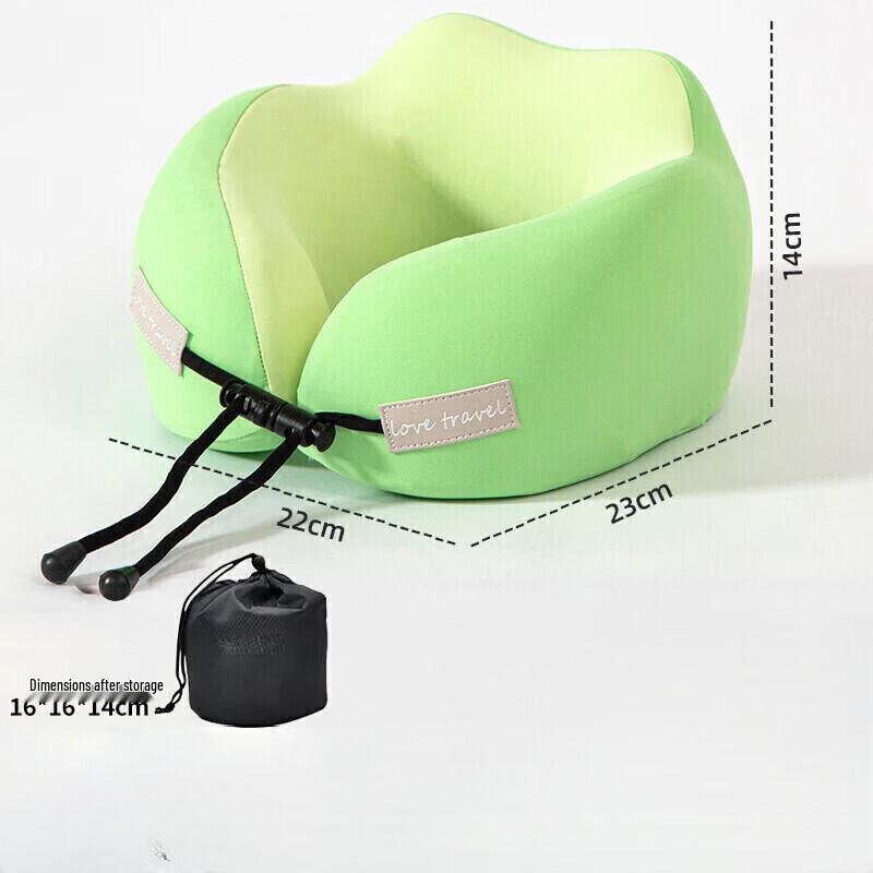 YiBei Memory Foam U-shaped Travel Neck Pillow