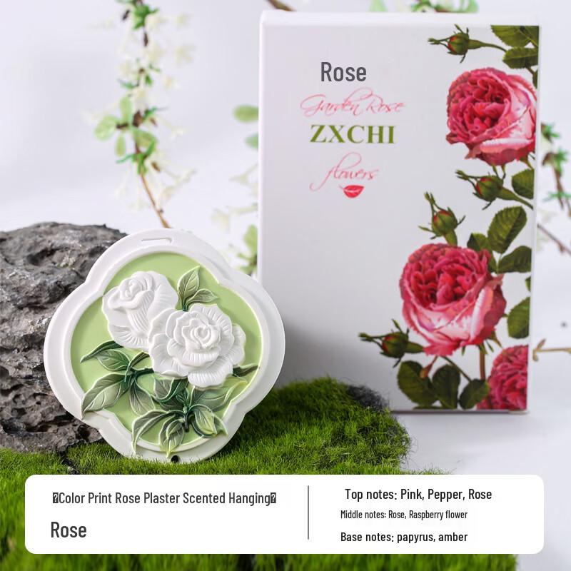 Lilang Rose Scented Plaster Hanging Fresheners