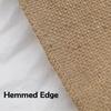 Jute Burlap Fållad Band DIY-väska Material Hampa Rep Flätad Linne Rulle Bröllopsfest Hantverk Dekorativ Gåva Sybehör