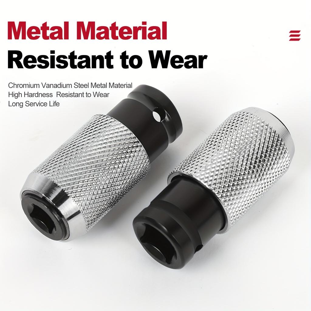 1pc High-Durability Chrome-Vanadium Steel Electric Wrench To Hammer Convert Head For Electric Drill Convert Adapter