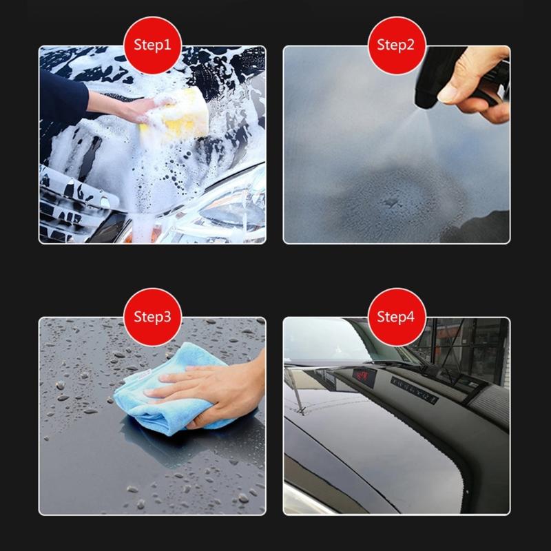 120ML/300ML Car Ceramic Nano-coating Liquid Glass Plated Crystal Hydrophobic Car Polish Wax Waterproof Paint Protector