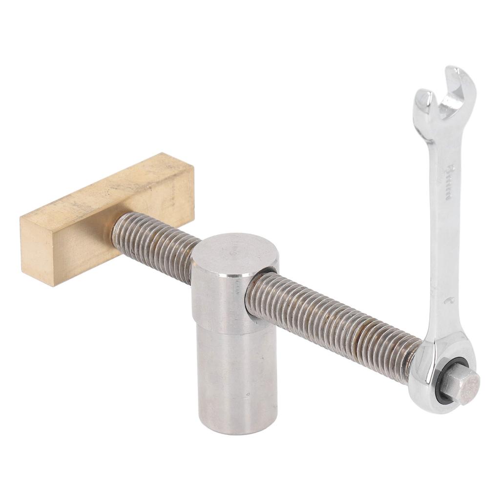 2 Stück Holzbearbeitung Desktop-Klemme Verstellbare Werkbank Schnellfeste Klemme Messing Vorrichtung Schraubstock mit 4 Werkbank