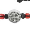 Handwoven Adjustable Crucifix Braided Rope Bracelet Ensures Perfectly Fit and Comfort for Daily Religious Activities