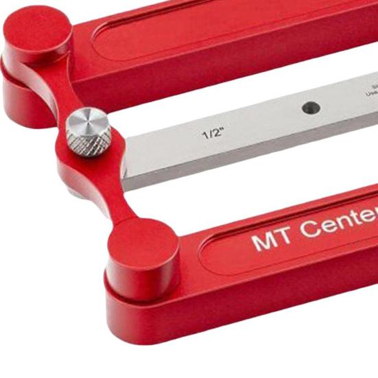 Aluminum Alloy Center Set Durable Scribe Gauge Woodworking Marking Tool Line Locator with Interchangeable