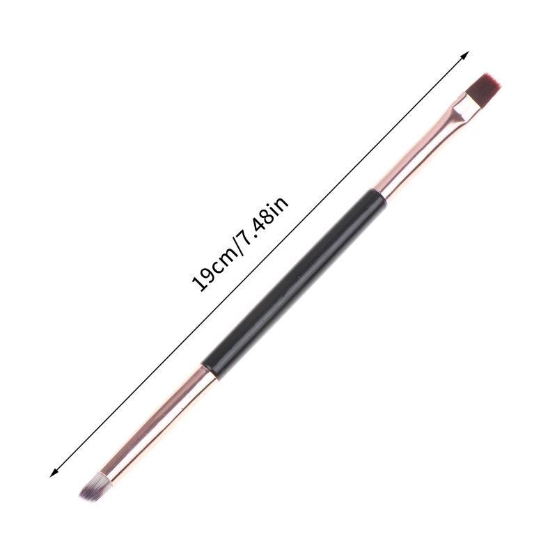 Double Ended Nail Art Brush for Manicure Drawing Design DIY Tool Professional Salon Painting Pen Easy Control for Acrylic Gel