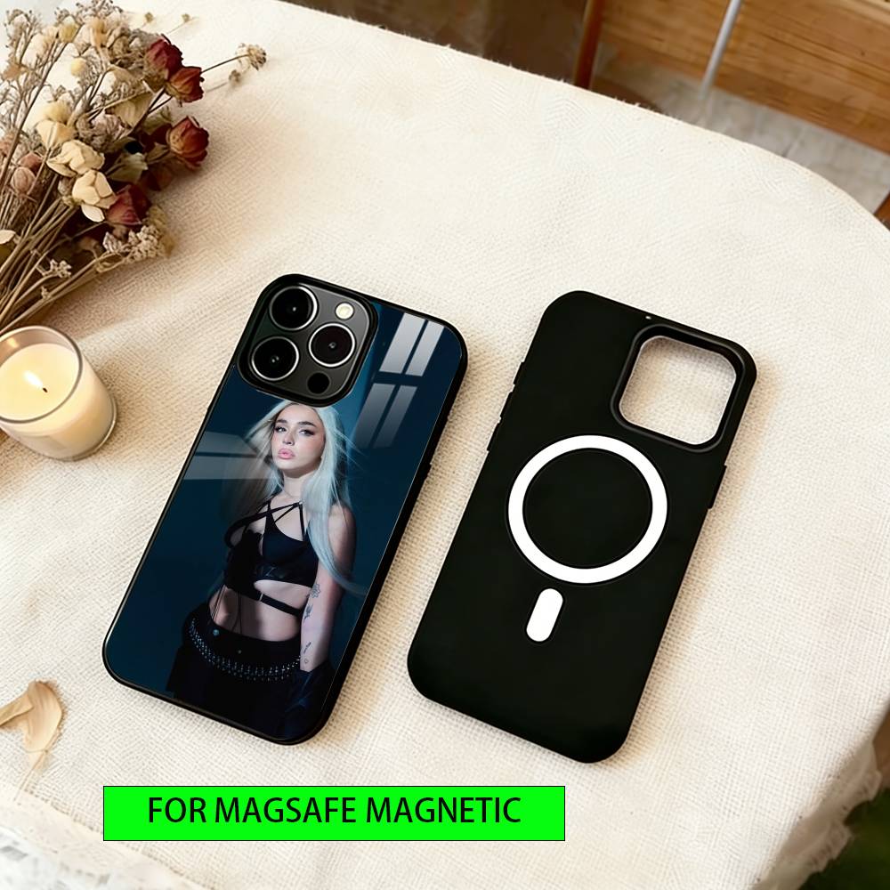 Singer Lola indigo Phone Case For iPhone17,16,15,14,13,12,11 Plus,Pro Magnetic For Magsafe Wireless Charging