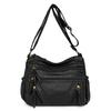 Shoulder Bag Women's Soft Leather Retro Lightweight Crossbody Bag Travel Mother Bag