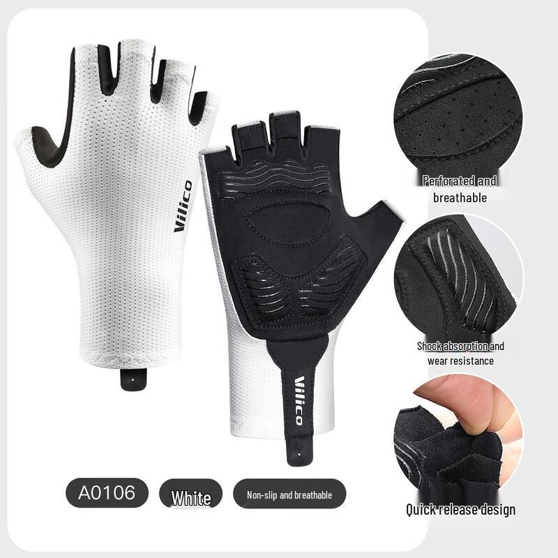 Li Shi Men s Half-Finger Cycling Gloves S-XL