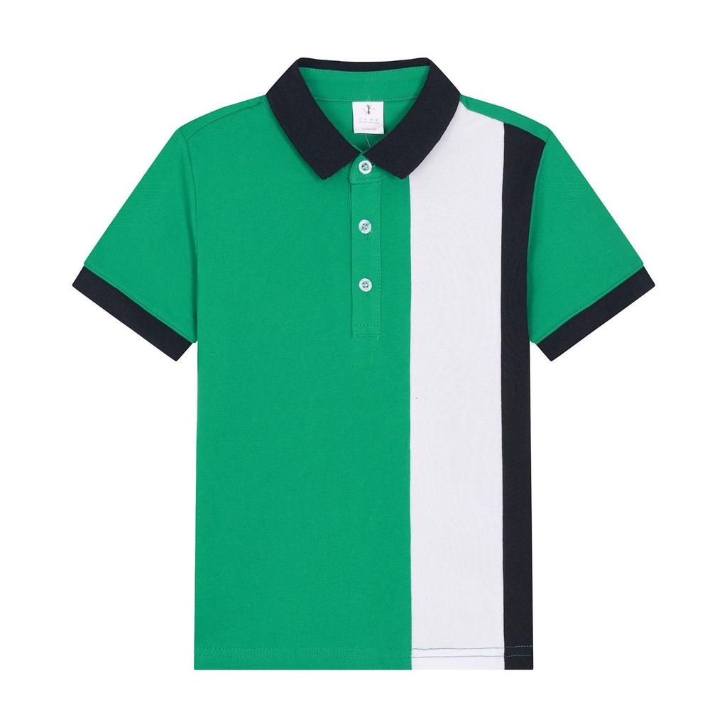 Children's Summer School Polo Shirt - Unisex Short Sleeve White Top for High School, Primary, and Secondary Students.
