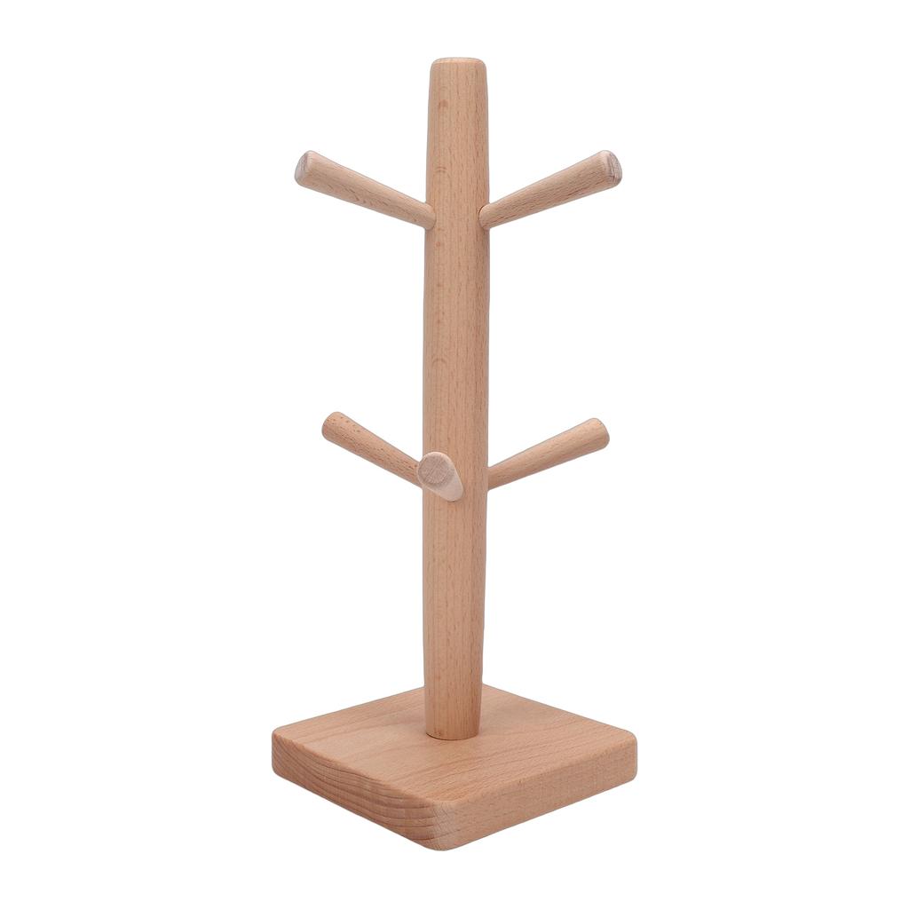 Mug Holder Tree 6 Hooks Decorative Non Slip Multifunction Coffee Cup Tree for Countertop