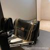Textured Small Bag Women's 2025 Winter New Retro Messenger Bag, Foreign Style Versatile Chain One-shoulder Crossbody Bag Explosive
