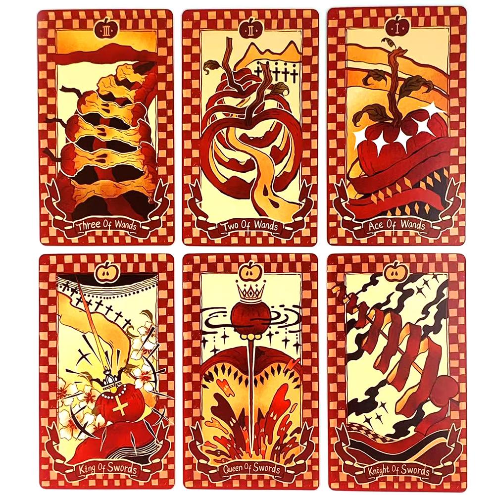 Carte dei Tarocchi Mazzo di Tarocchi di Halloween Divinazione Predittiva Tavola da Gioco, Gioco per Riunioni di Famiglia di Halloween, Regali di Natale