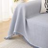 Prosop de Sofa din Bumbac și In Culoare Solidă Simplu Modern Pânză Husă de Sofa All-Inclusive Universal Pat și Mic Dejun Universal Perna de Sofa