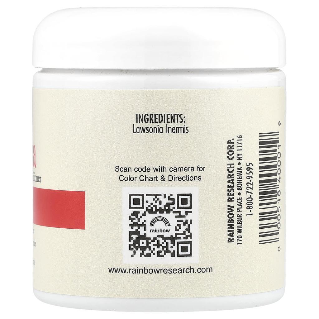 Henna, Hair Color and Conditioner, Red, 4 Oz (113 G)