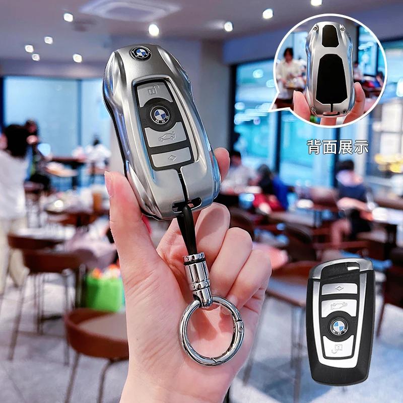 BMW Car Key Case Cover Protector Shell for X1 X3 X5 X6 X7 1 3 5 6 7 Series G20 G30 G11 F15 F16 G01 G02 F48 - Vehicle Accessory GA3