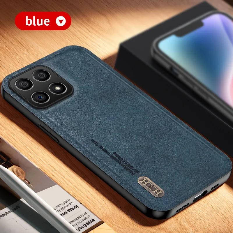 For Honor X8B 4G Back Cover Skin Feel Shockproof Magnetic Phone PU Leather Case Soft Fundas For Honor X8B