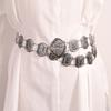 Waist Metal Ladies Belt With Retro Engraved Details For Cultural Costumes And Fashion
