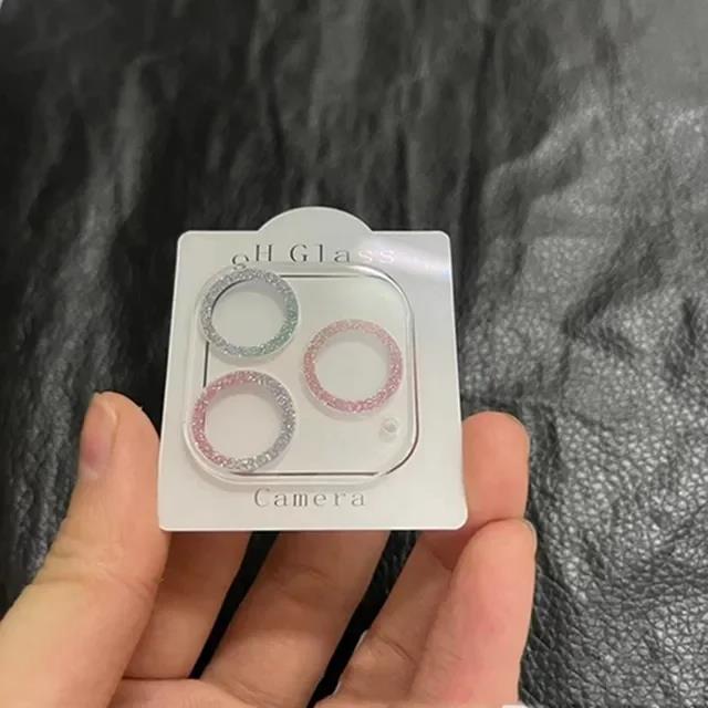 Sparkling And Shining Integrated Diamond Transparent Camera Lens Protector For IPhone 16 15 Pro Max 14 Plus 13 Pro 12 4