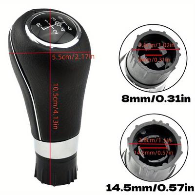 14.5mm/8mm Manual Car Shift Gear Knob Lever Gaitor For Mercedes Benz W204 C204 C63 C300 C250 W207 A207 W212 2008-2014