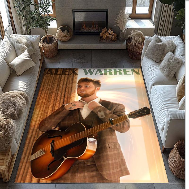 Soft Crystal Velvet Floor Rug,Alex Warren Anti Slip Decorative Carpet, Plush Area Mat For Indoor Home Decoration