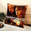 Cushion Cover Silky Short Plush Home Sofa Cushion Cover - Invisible Zipper Home Decoration Hot Classic Silent Hill Game