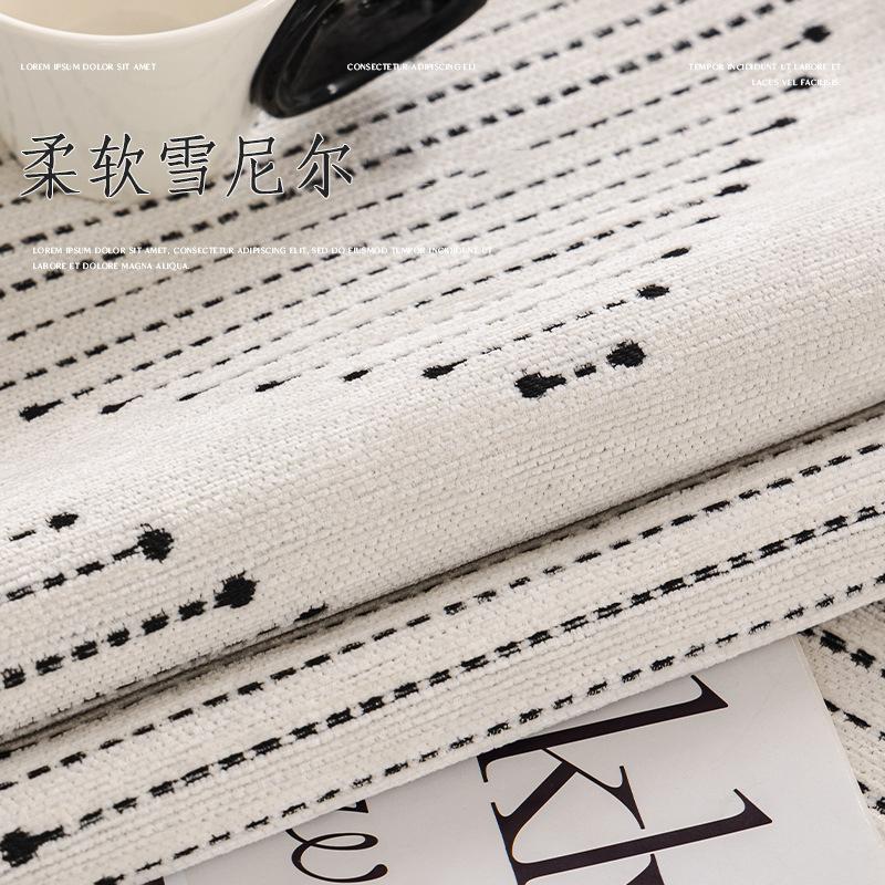 Chenille Simple Sofa Cushion Summer Cool Mat Cushion Non-Slip Living Room Sofa Cushion Thickened Dustproof Sofa Back Cover