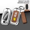 Zinc Alloy Leather Car Key Case Cover for Renault Kadjar Captur Megane Sandero Stepway Logan Clio 5 Arkana Protector Key Shell S444